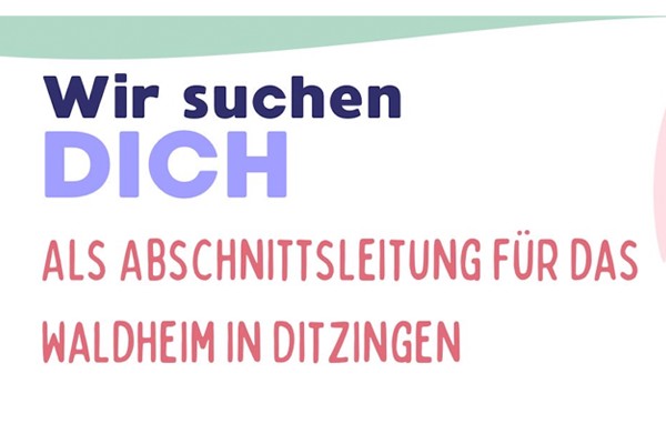 Abschnittsleitung: Kinderferienfreizeit für Kinder von 6–12 Jahren