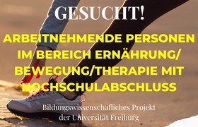 Teilnahme an Umfrage “Interdisziplinäre Gesundheitsförderung”