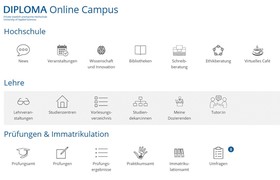 Benutzer*innen-Erfahrung des DIPLOMA Online Campus
