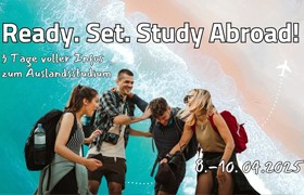 Externes Angebot: Virtuelle Info-Woche „Ready. Set. Study Abroad!“