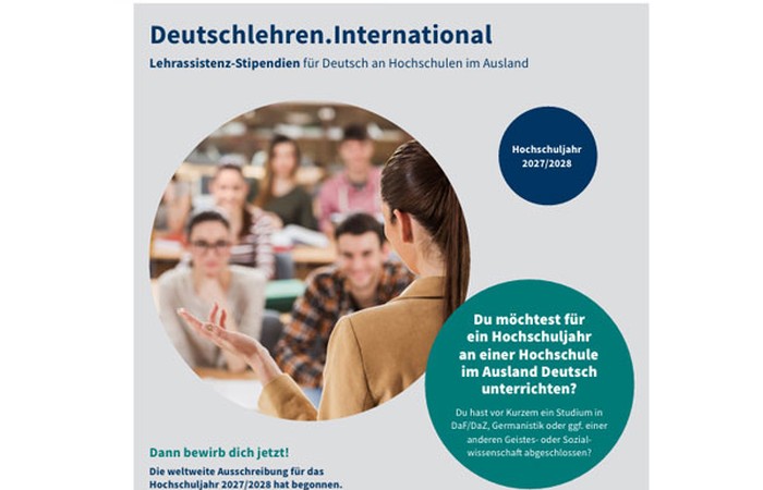Lehrassistenz-Stipendien für Deutsch an Hochschulen im Ausland